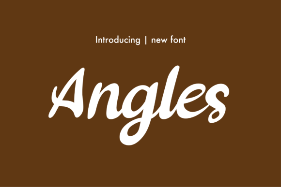 Angles: A Handwritten Font for Modern Web Design