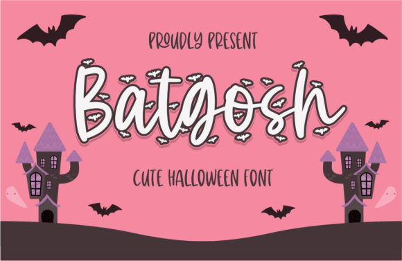 Batgosh: A Joyful Handwritten Font for Makers