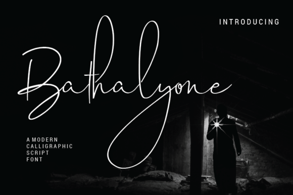Bathalyone: A Premium Script Font for Web Design