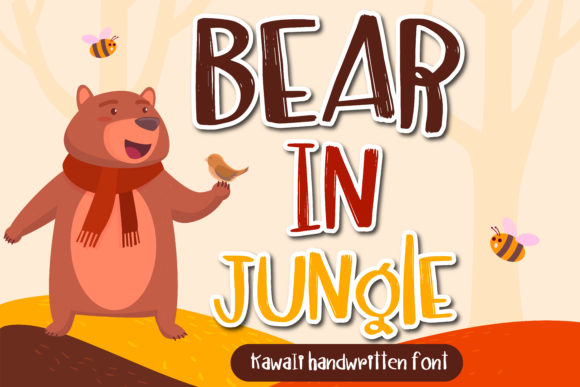 Bear in Jungle: A Friendly Handwritten Font for Your Brand