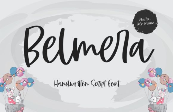 Belmera: A Handwritten Font for Modern Branding