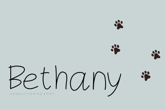 Bethany: A Handwritten Font for Editorial Design