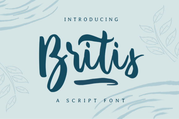 Britis: The Handwritten Font for Modern Branding