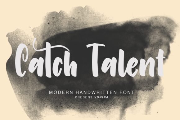 Catch Talent: A Handwritten Font for Authentic Branding