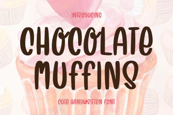Chocolate Muffins: A Quirky Handwritten Font for Makers