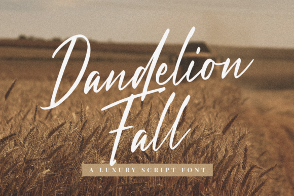 Dandelion Fall: A Handwritten Font for Your Brand