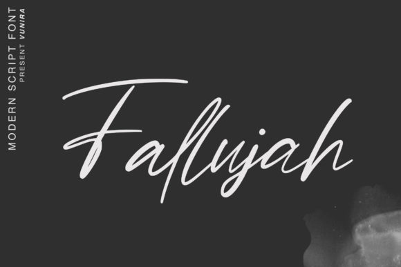 Fallujah: A Handwritten Font for Modern Web Design