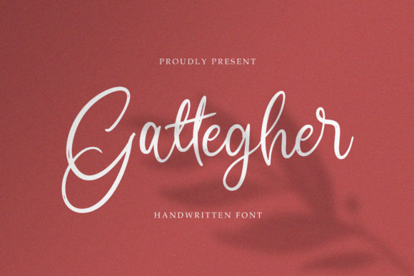 Gattegher: A Flowing Handwritten Font for Makers