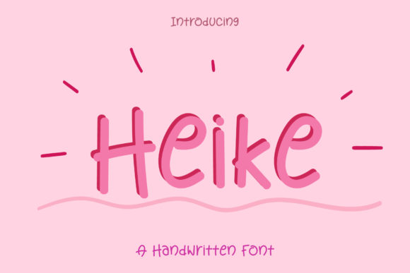 Heike: A Handwritten Font for Authentic Branding