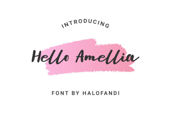 Hello Amellia: A Timeless Handwritten Font for Web Design