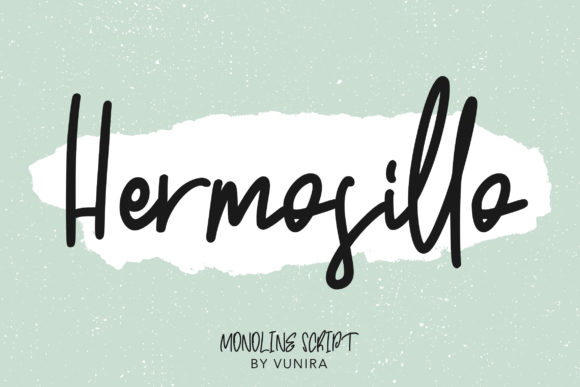 Hermosillo: A Premium Handwritten Font for Campaigns