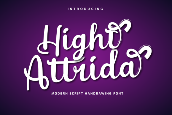 Hight Attrida: A Premium Script Font for Web Design