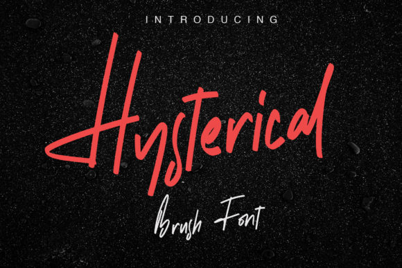 Hysterical Font: A Handwritten Typeface for Small Business
