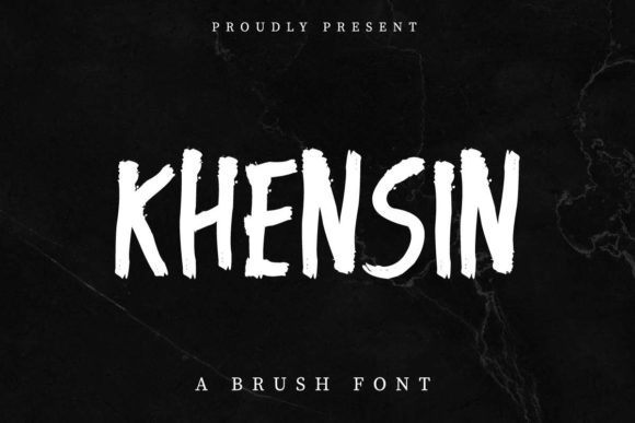 Khensin: A Bold Handwritten Font for Brand Identity