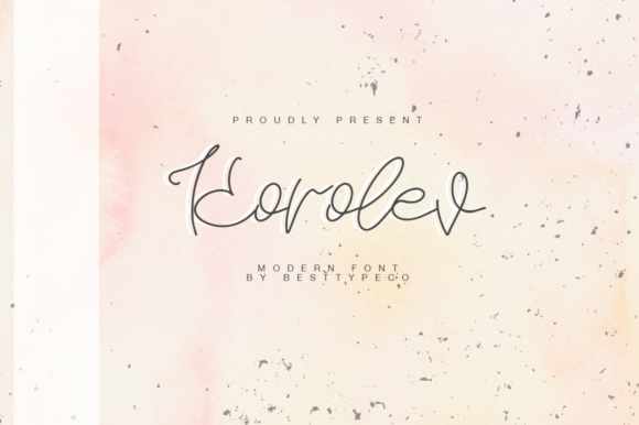 Korolev: A Timeless Handwritten Font for Crafters