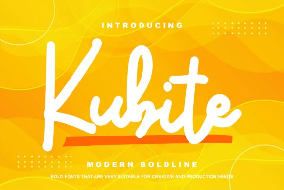 Kubite: A Quirky Handwritten Font for Modern Web Design