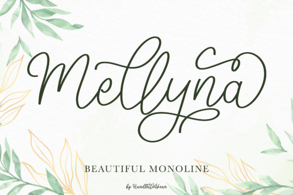 Mellyna: A Handwritten Font for Editorial Elegance
