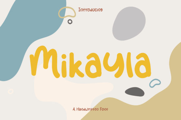 Mikayla: A Handwritten Font for Editorial Design