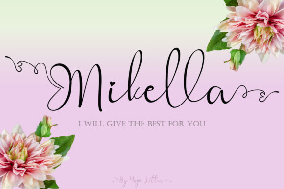 Mikella: A Charming Script Font for Editorial Design