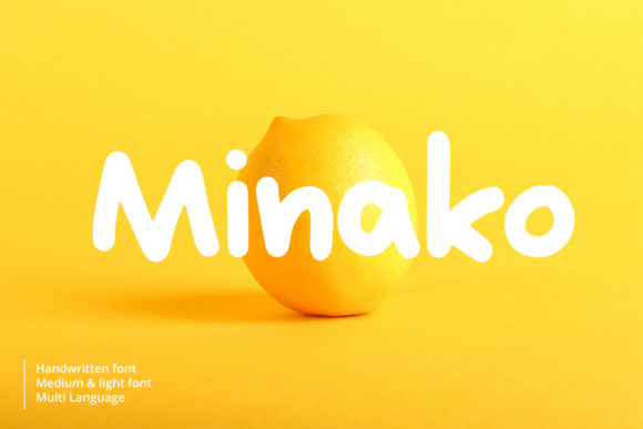 Minako: A Sweet Handwritten Font for Makers