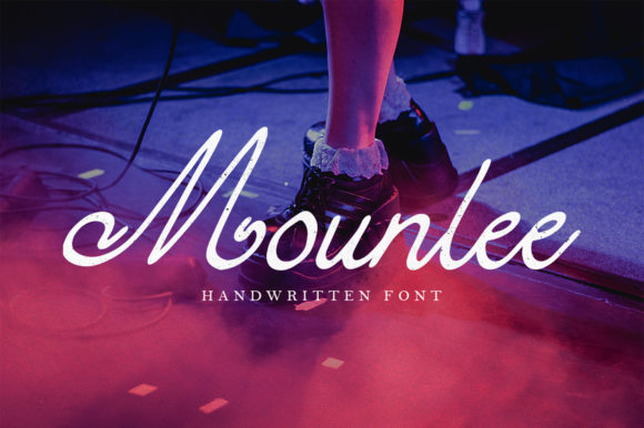 Mounlee: A Delicate Handwritten Font for Elegant Branding