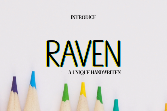 Raven: A Modern Handwritten Font for Elegant Branding