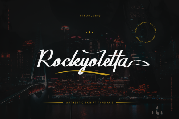 Rockyoletta: The Elegant Script Font for Makers
