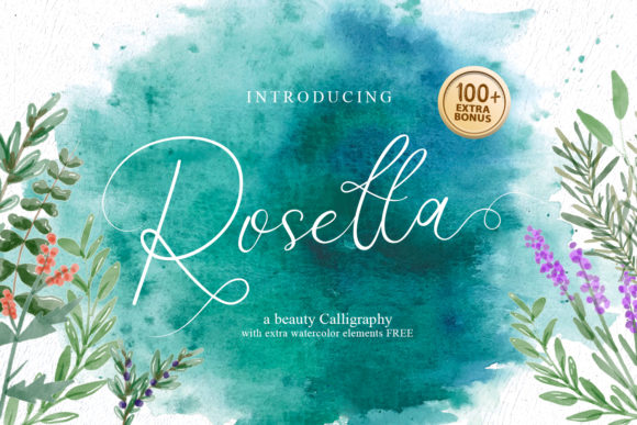 Rosetta: An Elegant Handwritten Font for Crafters
