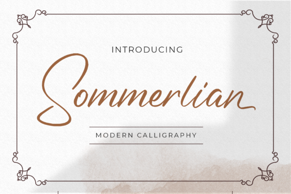 Sommerlian: A Timeless Handwritten Font for Your Brand