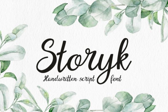Storyk: A Timeless Handwritten Font for Your Brand