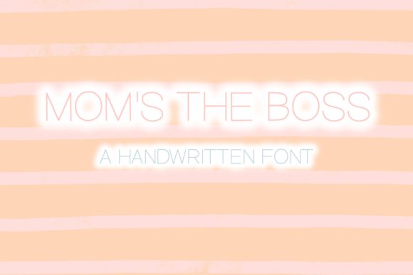 Testing Mom s the Boss: A Premium Script Font for Web Design